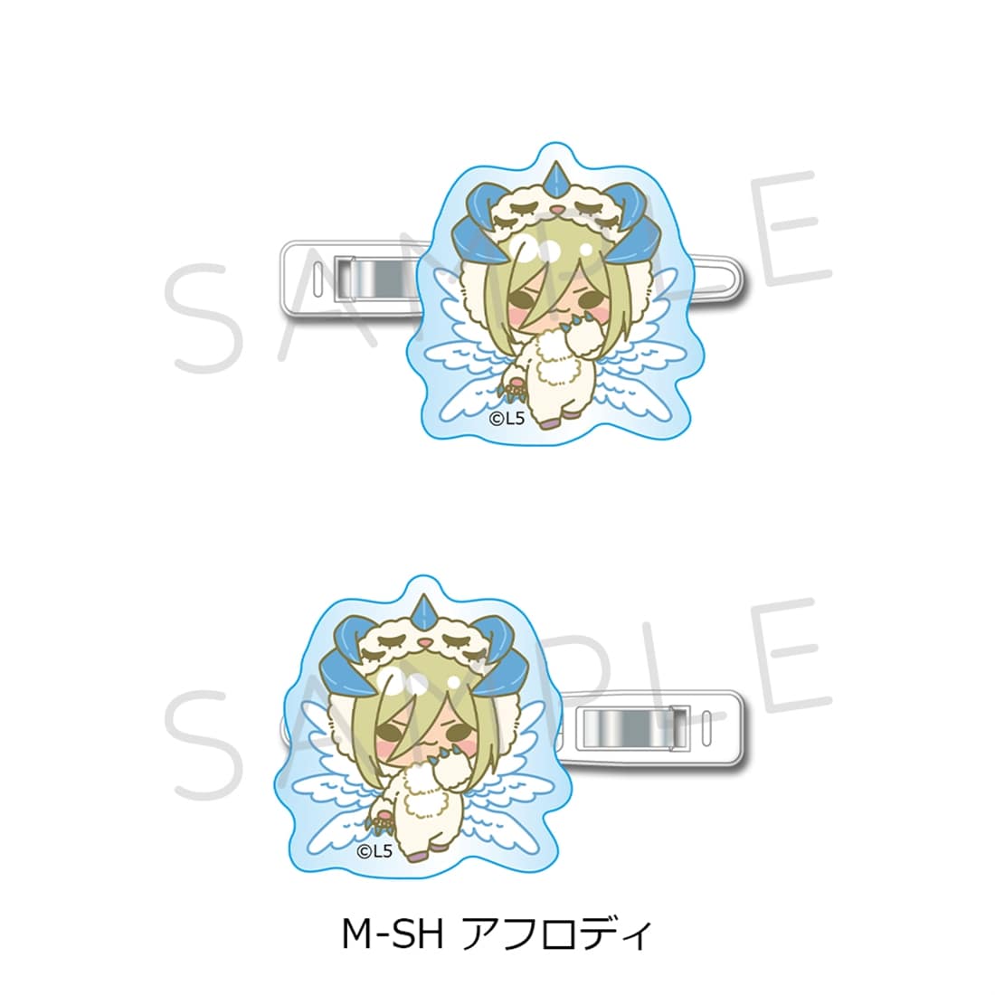 『イナズマイレブン 英雄たちのヴィクトリーロード』前髪クリップ M-SH（アフロディ） 前髪クリップ M-SH（アフロディ）