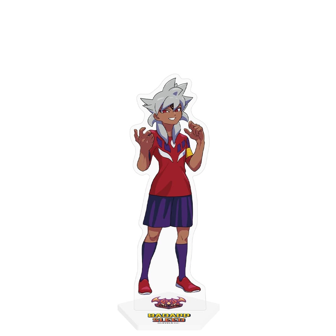 『イナズマイレブン 英雄たちのヴィクトリーロード』キャラクターアクリルスタンド バダップ・スリード (歴代ボス集合イラスト) その他ライバル 【NEW】バダップ・スリード (歴代ボス集合イラスト)
