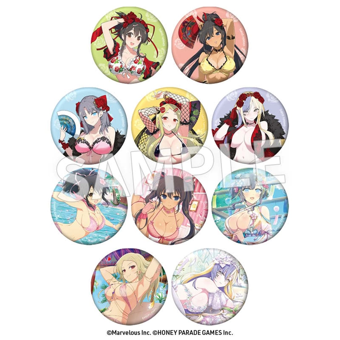 閃乱カグラ　76mm缶バッジ vol.5（単品） 単品