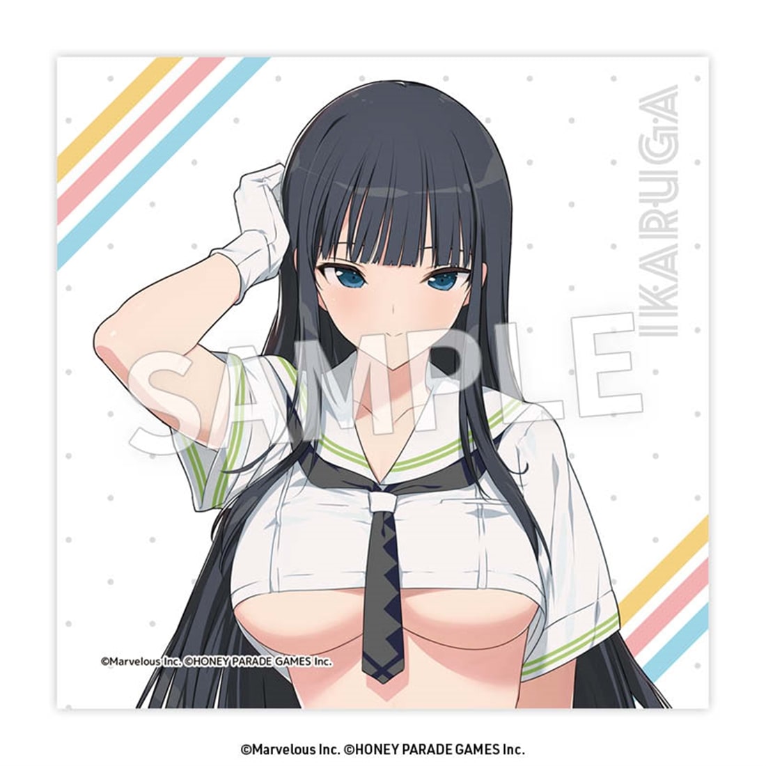 閃乱カグラ　クリーナークロス 斑鳩（制服風水着） 斑鳩（制服風水着）