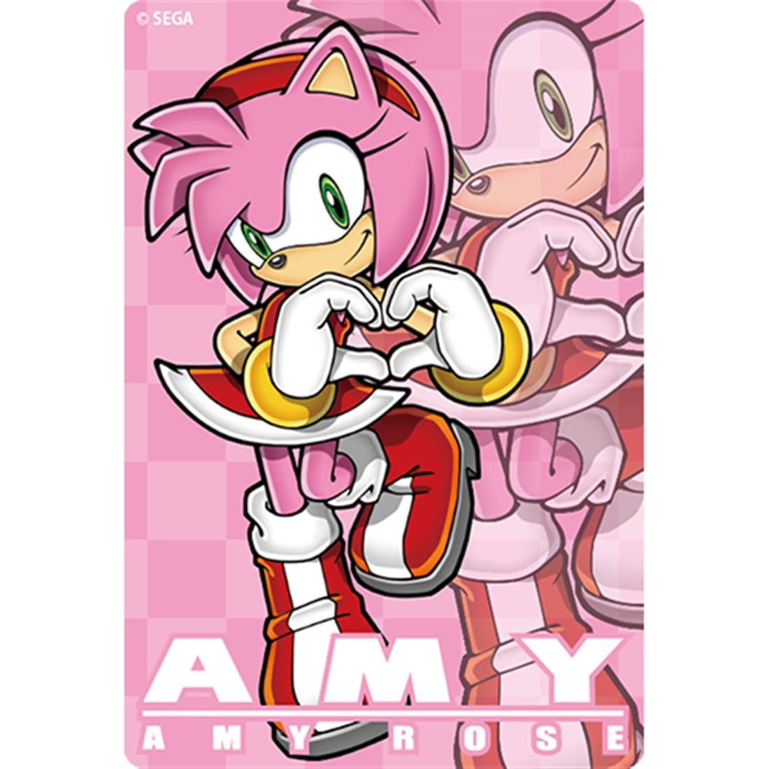 SONIC THE HEDGEHOG クリア栞 エミー・ローズ エミー・ローズ