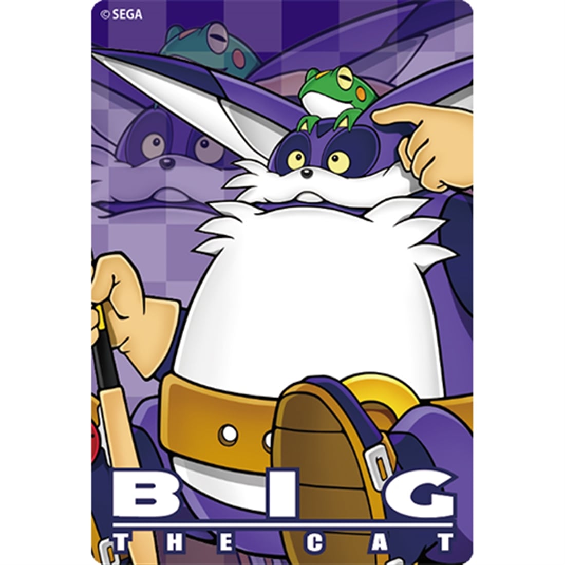 SONIC THE HEDGEHOG クリア栞 ビッグ・ザ・キャット ビッグ・ザ・キャット