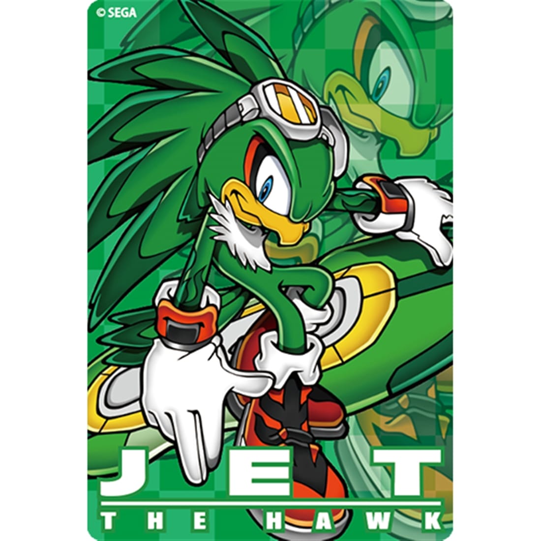 SONIC THE HEDGEHOG クリア栞 ジェット・ザ・ホーク ジェット・ザ・ホーク