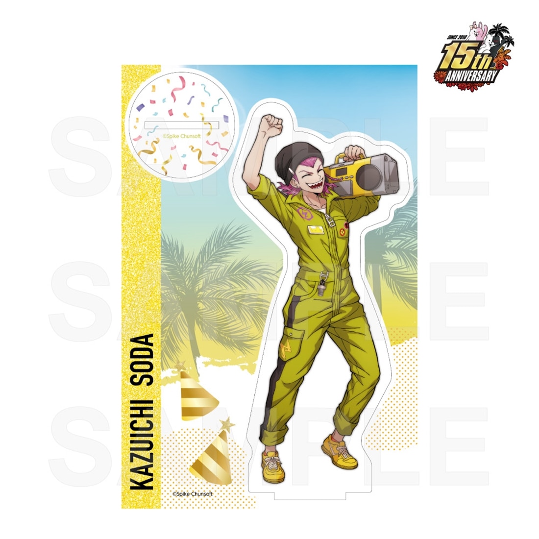 スーパーダンガンロンパ2　パーティー準備　アクリルスタンド　4.左右田和一 4.左右田和一