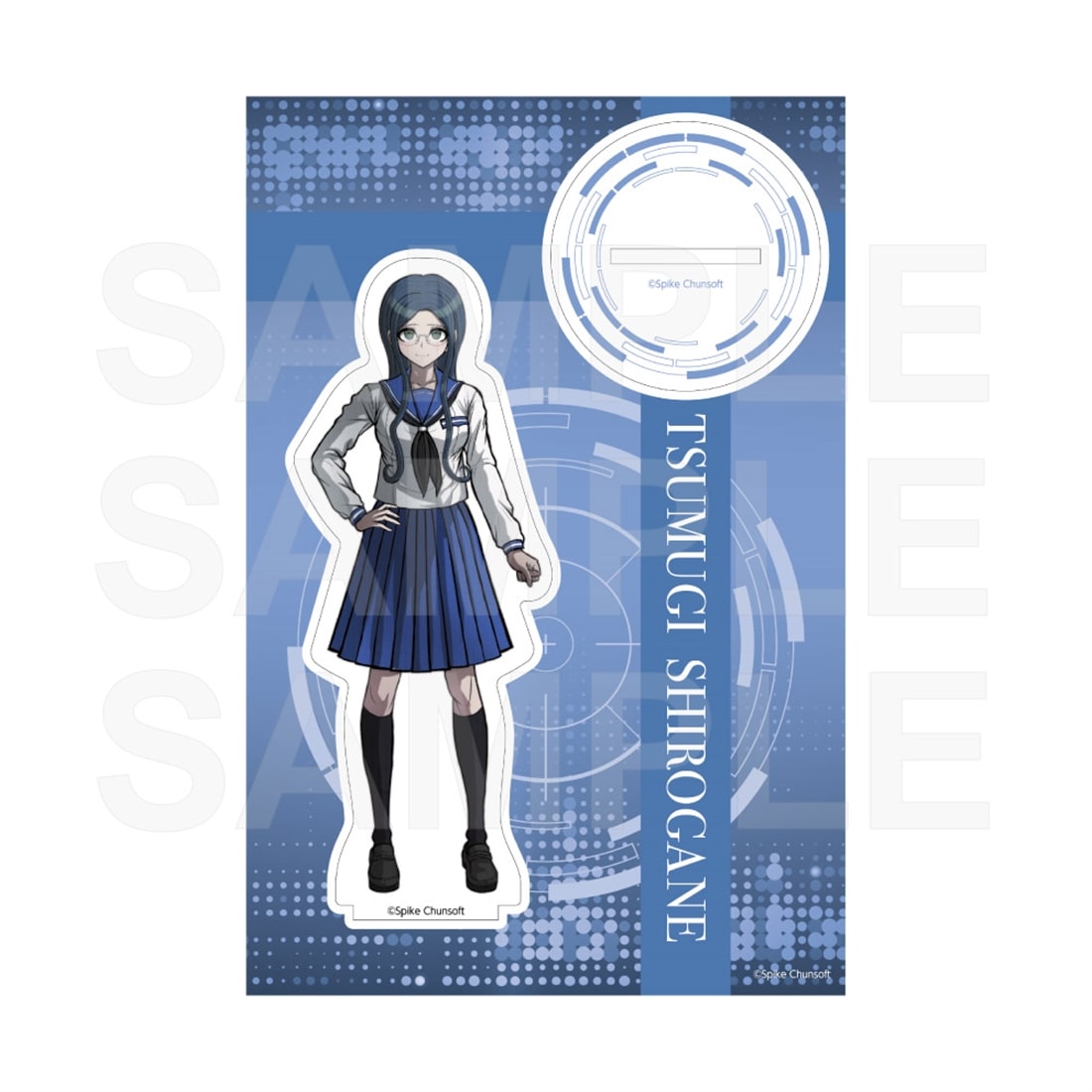 ニューダンガンロンパV3　出身高校制服　アクリルスタンド　8.白銀つむぎ 8.白銀つむぎ