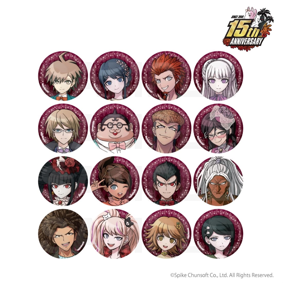 ダンガンロンパシリーズ 15周年記念ドレス 缶バッジ Vol.1 BOX Vol.1