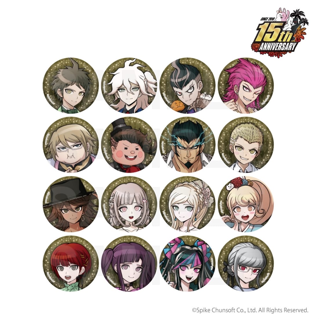 ダンガンロンパシリーズ 15周年記念ドレス 缶バッジ Vol.2 BOX Vol.2