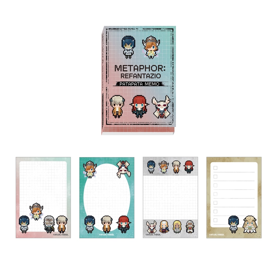 メタファー:リファンタジオ展 ぷちびっと パタパタメモ帳