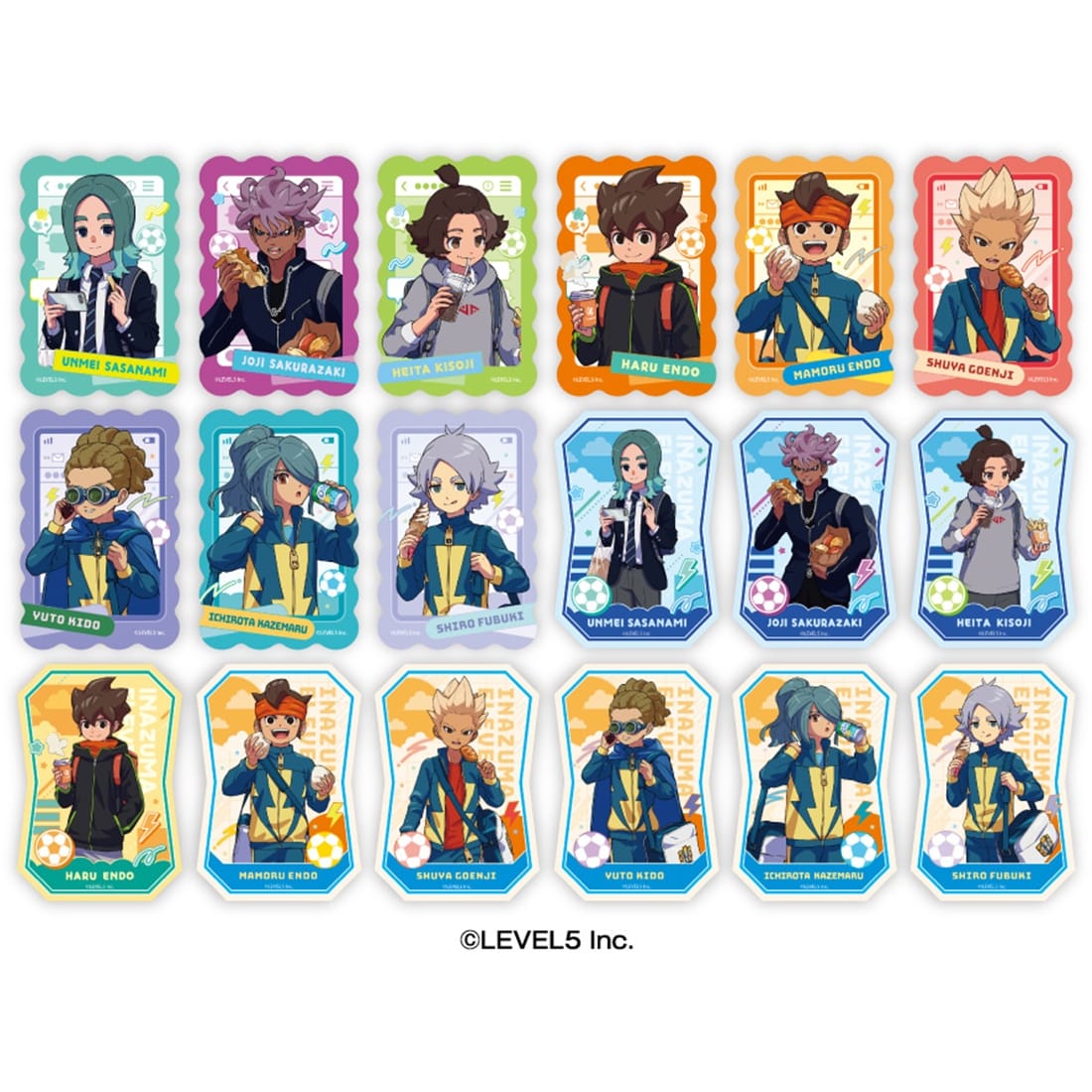 イナズマイレブン 英雄たちのヴィクトリーロード ダイカットステッカーコレクション（BOX） トレーディング商品【BOX】 ダイカットステッカーコレクション