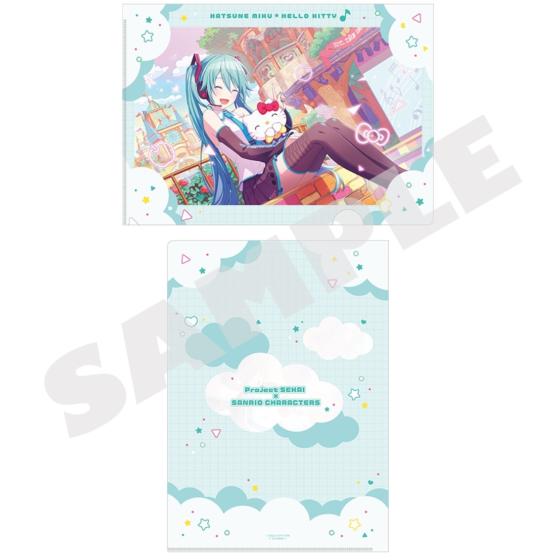 プロジェクトセカイ カラフルステージ！ feat. 初音ミク×サンリオキャラクターズクリアファイルセット バーチャル・シンガー ※2026年10月下旬お届け分 バーチャル・シンガー