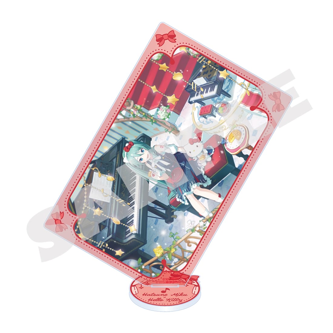 プロジェクトセカイ カラフルステージ！ feat. 初音ミク×サンリオキャラクターズカード型アクリルスタンド 初音ミク2 ※2026年10月下旬お届け分 初音ミク2