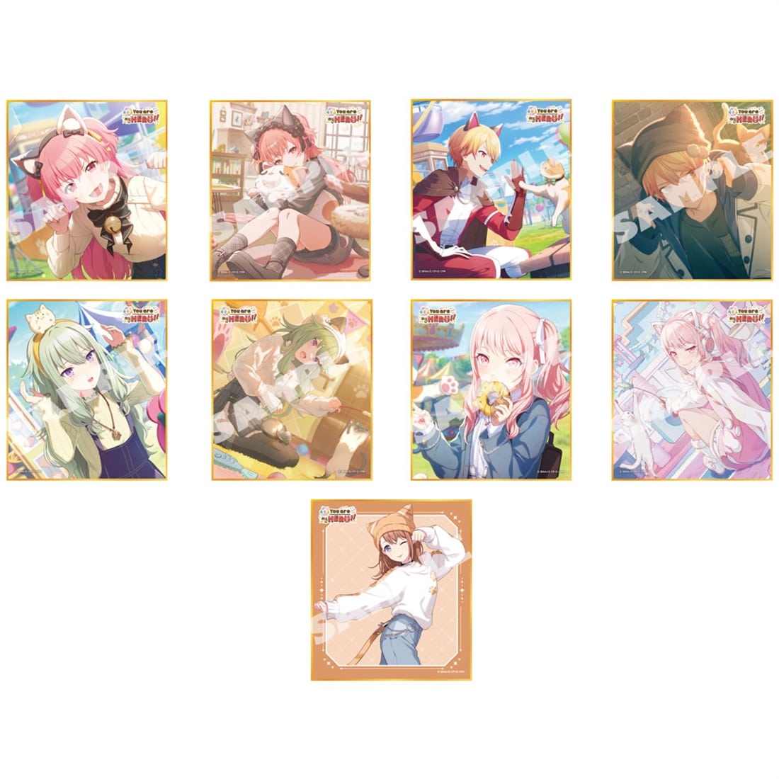 『プロジェクトセカイ カラフルステージ！ feat. 初音ミク』ミニ色紙コレクション 第56弾B 【BOX】You are my HERO!!（全9種） 第56弾B BOX