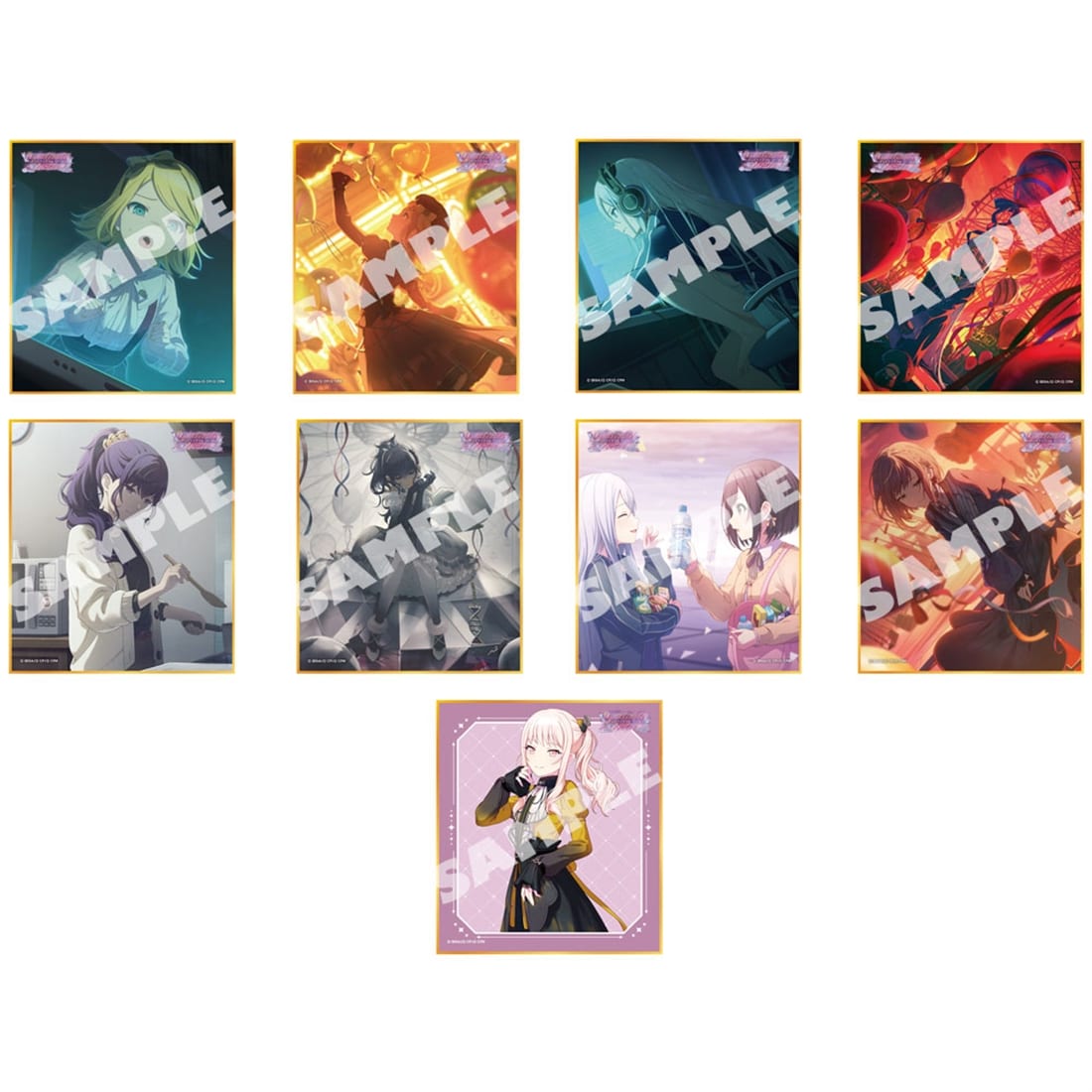 『プロジェクトセカイ カラフルステージ！ feat. 初音ミク』ミニ色紙コレクション 第56弾C 【BOX】Unreliable Notes（全9種） 第56弾C BOX