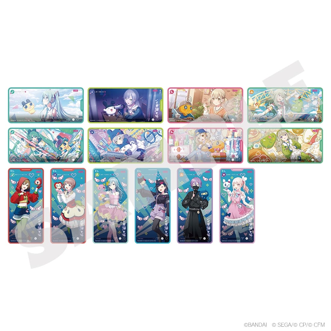 「プロジェクトセカイ カラフルステージ！ feat. 初音ミク×たまごっち」 メモステコレクション（全14種＋レア）【単品】 メモステコレクション（全14種＋レア）【単品】