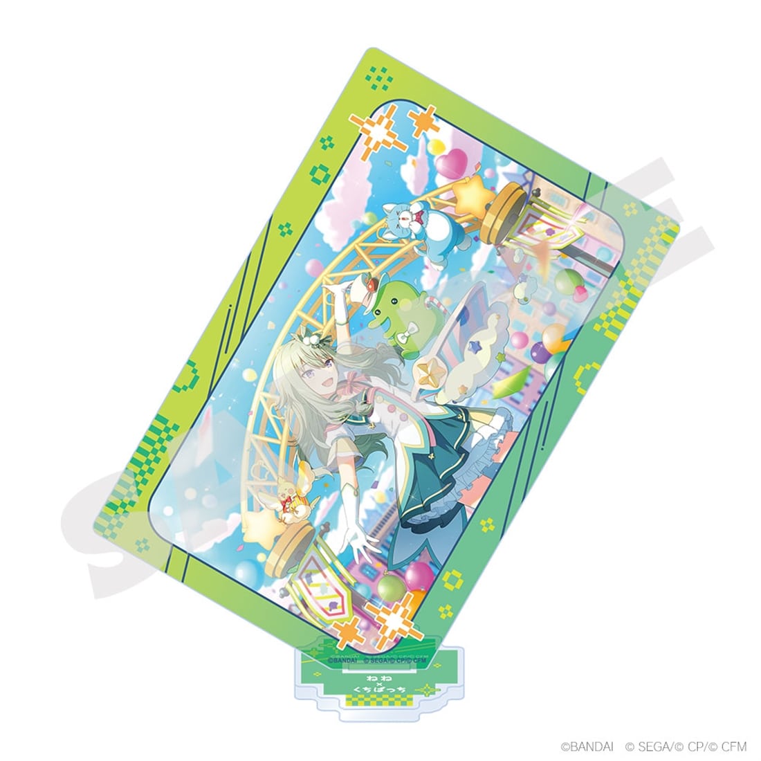 「プロジェクトセカイ カラフルステージ！ feat. 初音ミク×たまごっち」 カード型アクリルスタンド 草薙 寧々×くちぱっち1 カード型アクリルスタンド 草薙 寧々×くちぱっち1