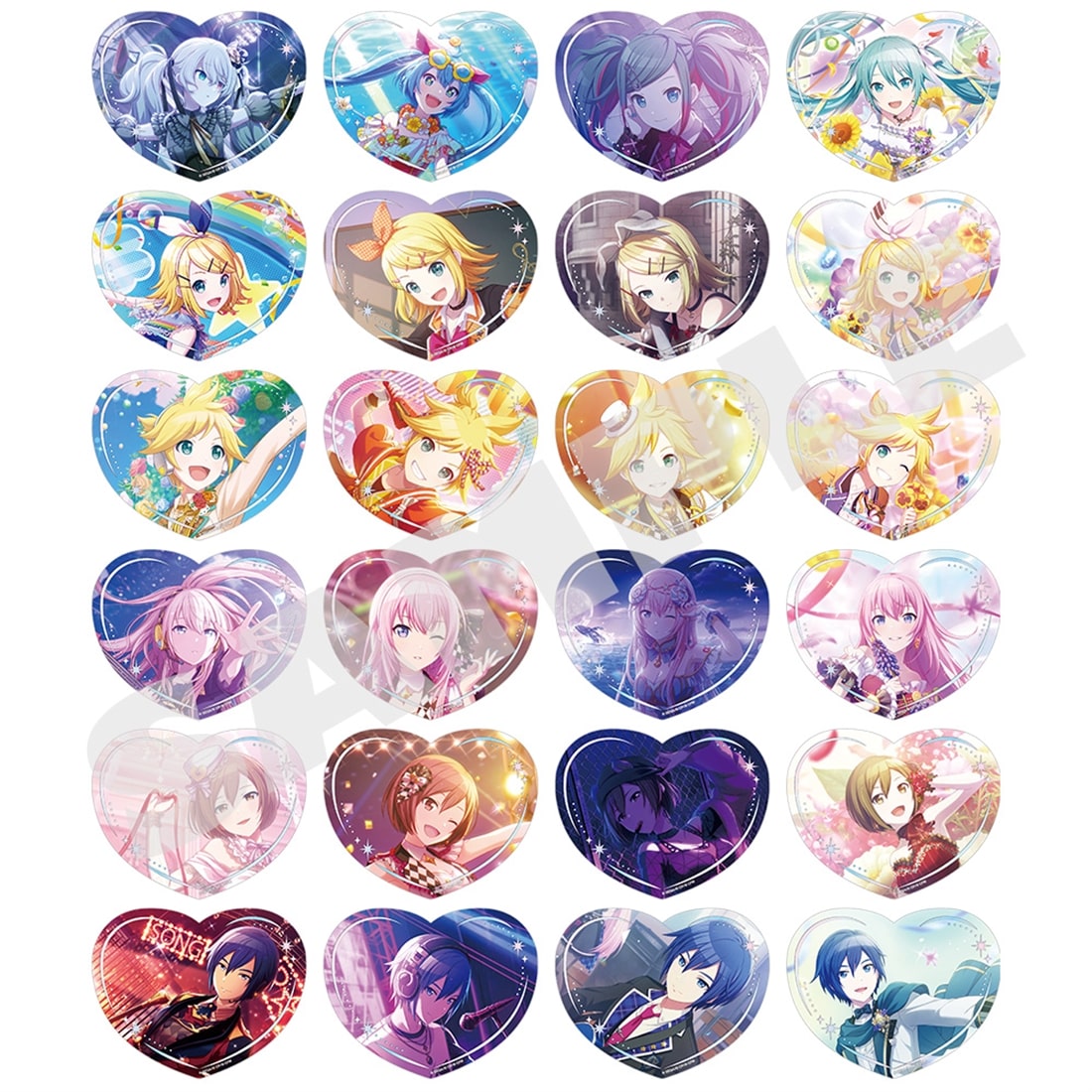 『プロセカ』H/Art Collection クリアカード vol.1 【BOX】 バーチャル・シンガー（全24種） バーチャル・シンガー 【BOX】 バーチャル・シンガー（全24種）