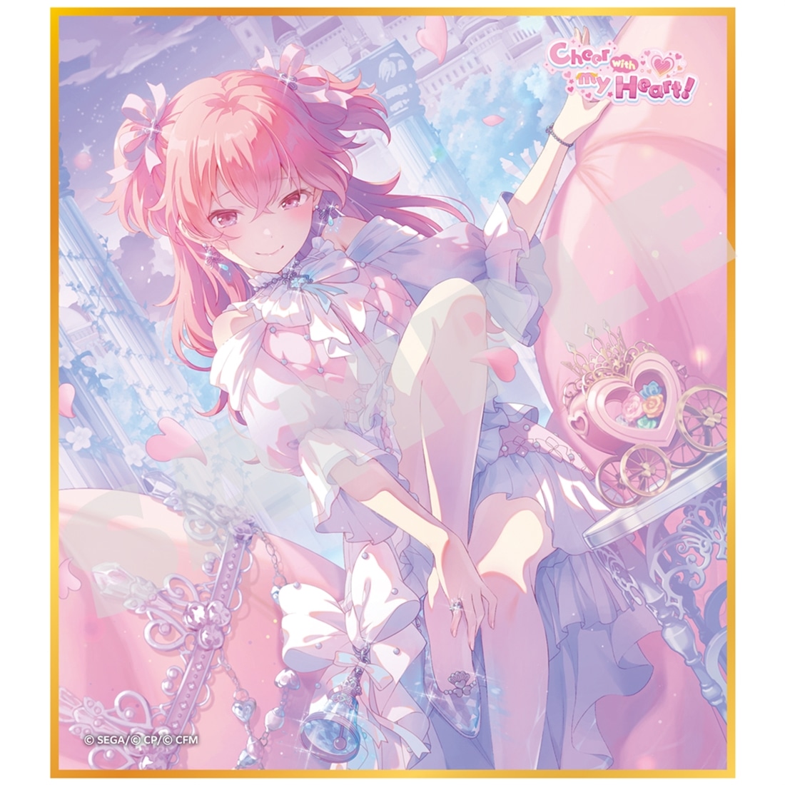 『プロジェクトセカイ カラフルステージ！ feat. 初音ミク』ミニ色紙コレクション 第58弾C 【単品】Cheer with my Heart!（全9種） 第58弾C 【単品】