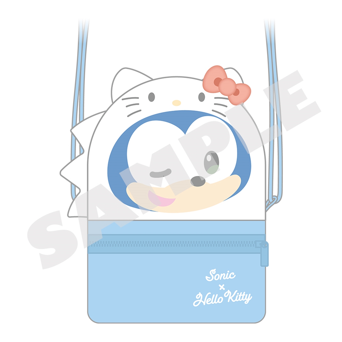 SONIC & FRIENDS×Sanrio characters ミニショルダーバッグ＜ソニック×ハローキティ＞ ＜ソニック×ハローキティ＞