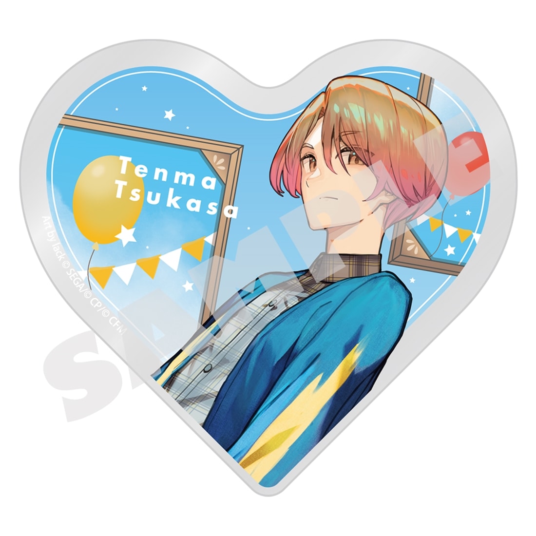 『プロセカ』イラストレーターコラボ ハート型アクリルブロック 天馬 司 天馬 司