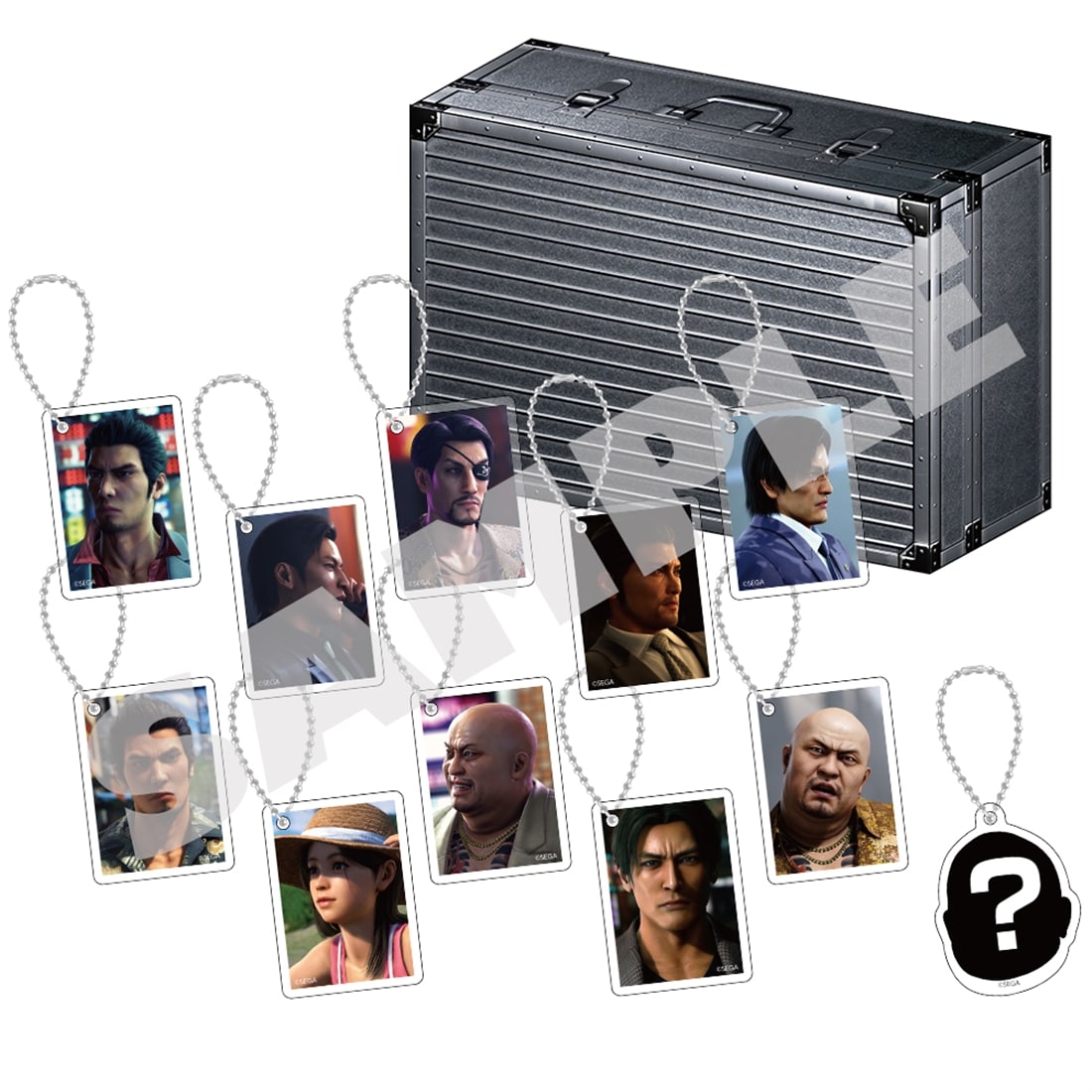 『龍が如く 極3 / 龍が如く3外伝 Dark Ties』アタッシュケース風ボックス入りアクリルチャームコレクション（全10種＋シークレット1種）【BOX】 【BOX】