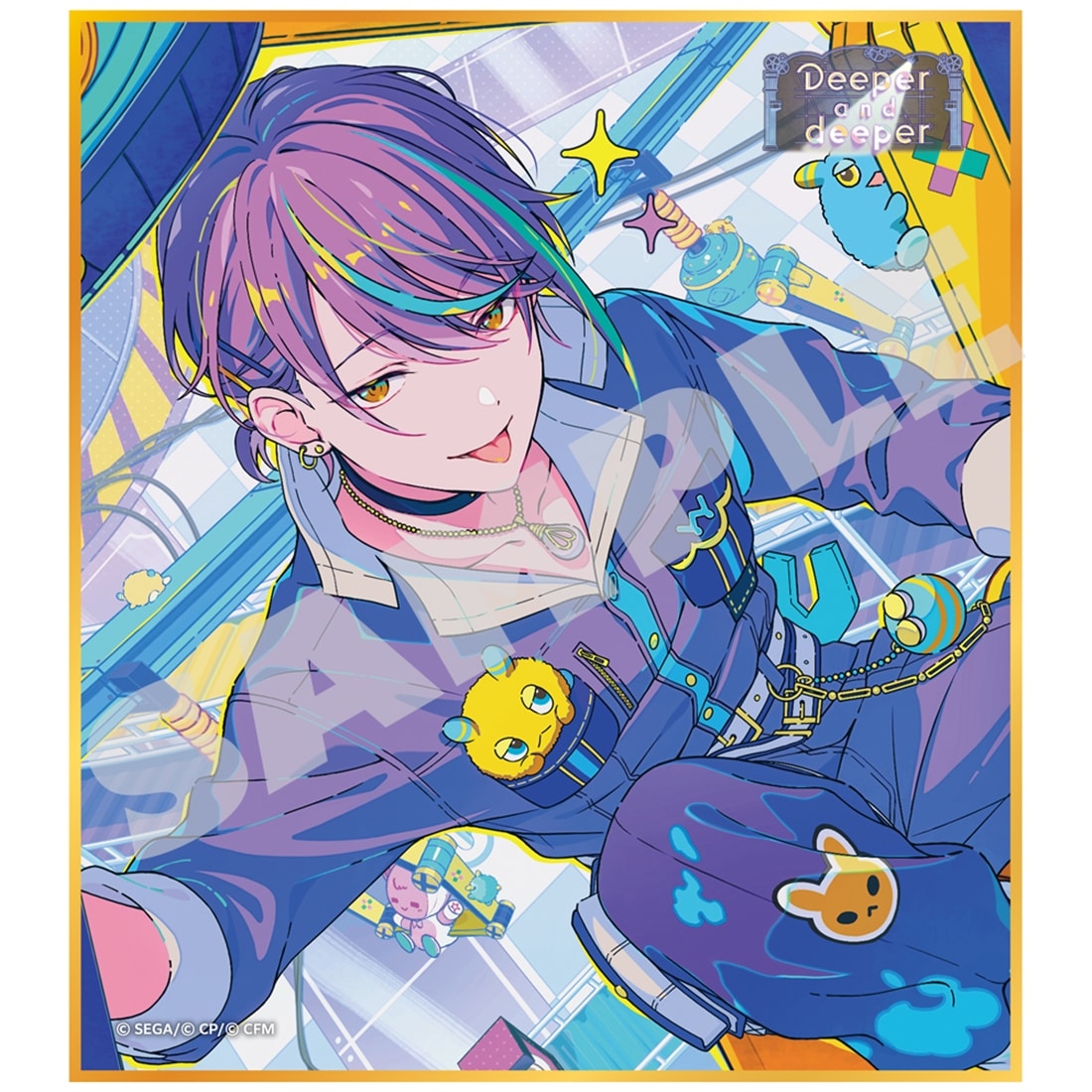 『プロジェクトセカイ カラフルステージ！ feat. 初音ミク』ミニ色紙コレクション 第60弾A 【単品】Deeper and deeper（全9種） 第60弾A 単品