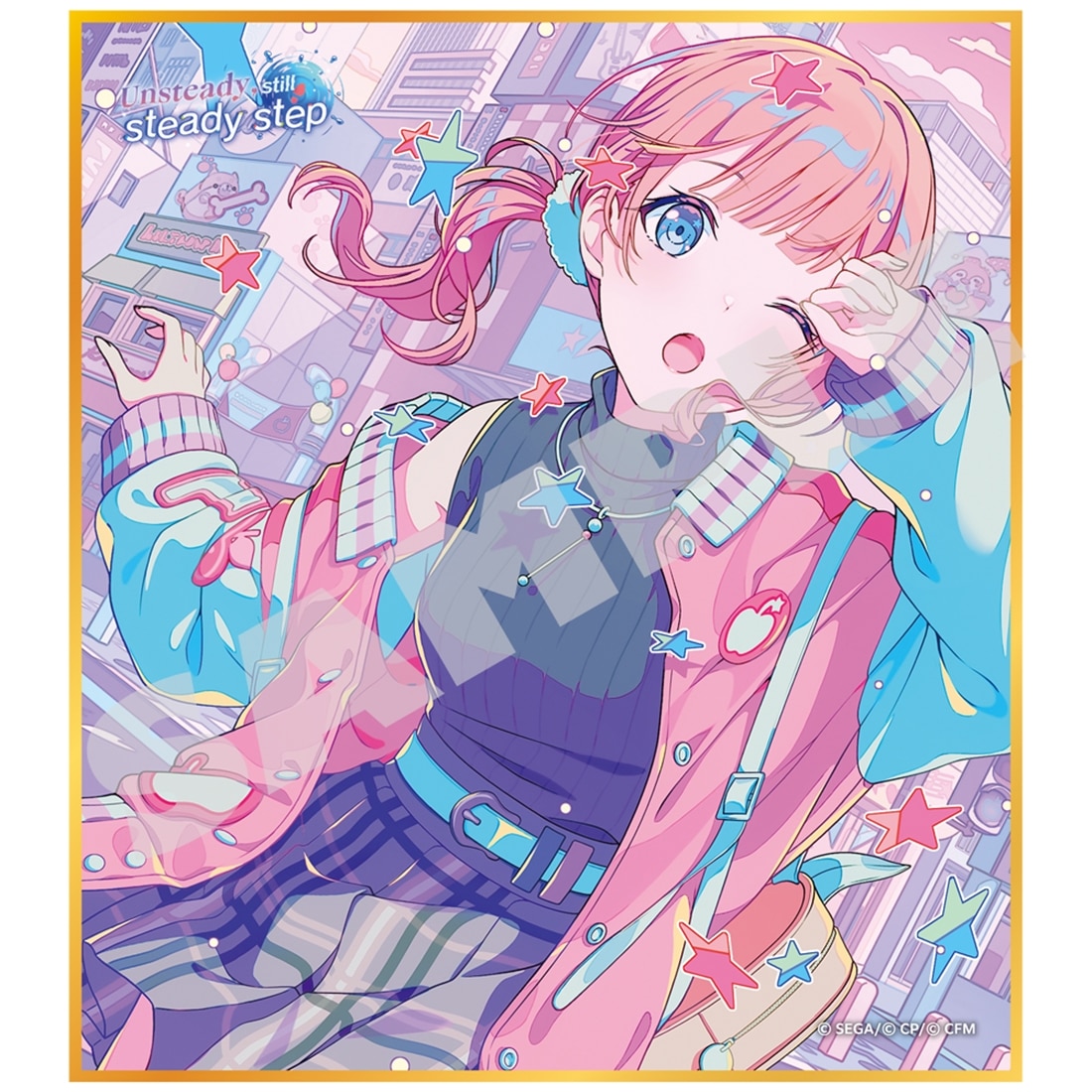 『プロジェクトセカイ カラフルステージ！ feat. 初音ミク』ミニ色紙コレクション 第60弾B【単品】Unsteady, still steady step（全9種） 第60弾B 単品