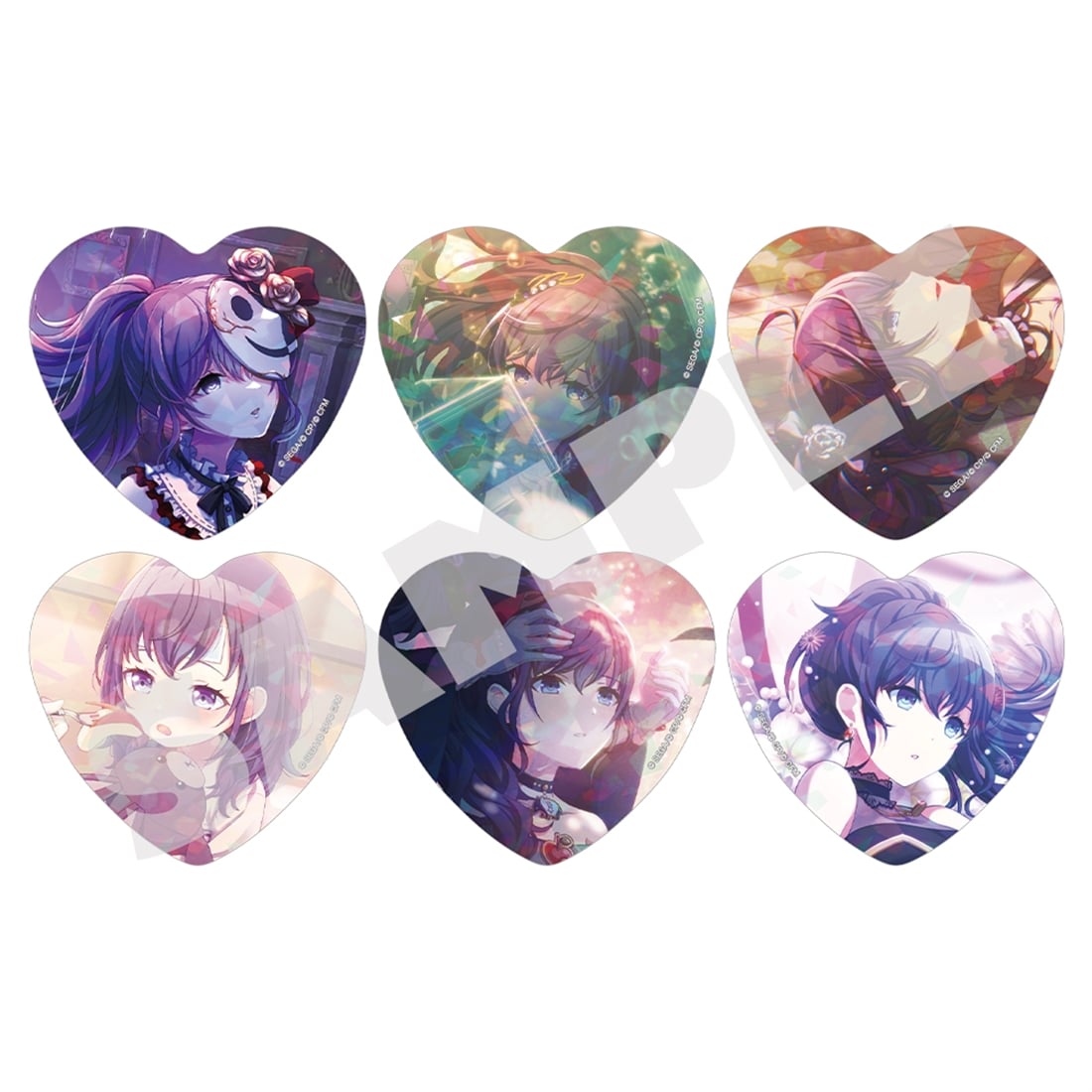 『プロセカ』H/Art Collection 缶バッジ vol.1  【単品】朝比奈 まふゆ（全6種） 【単品】朝比奈 まふゆ（全6種）