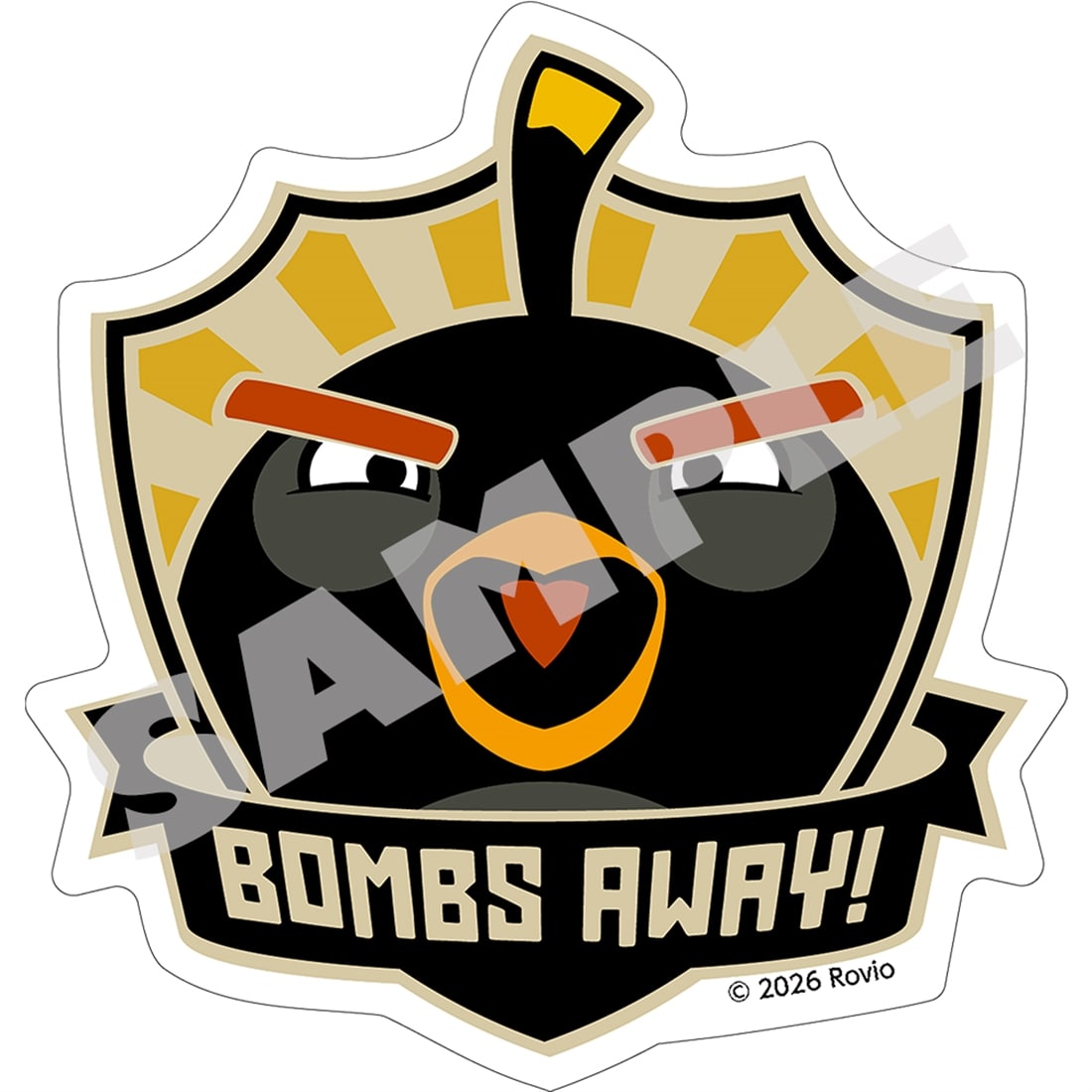 『Angry Birds』 ステッカー（ボム） ボム