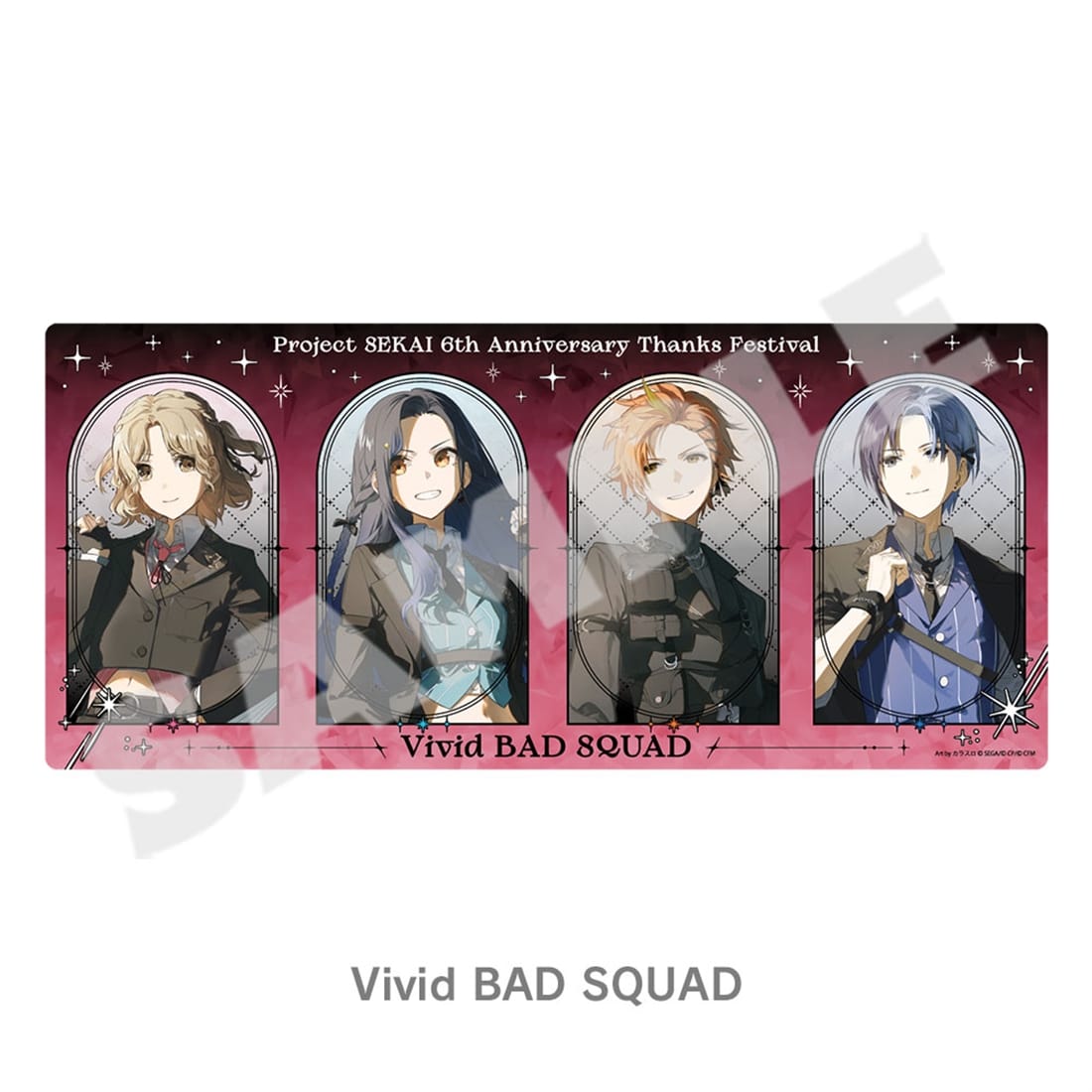 『プロジェクトセカイ 6th Anniversary 感謝祭』デスクマット Vivid BAD SQUAD Vivid BAD SQUAD