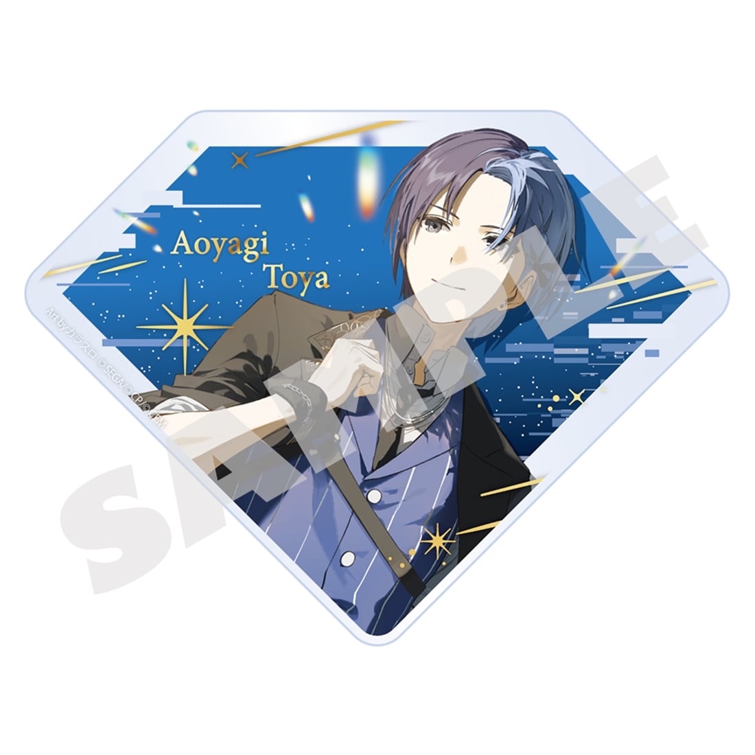 『プロジェクトセカイ 6th Anniversary 感謝祭』ダイヤ型アクリルブロック18 青柳 冬弥 18 青柳 冬弥
