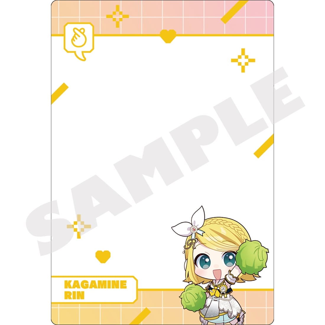 『プロジェクトセカイ 6th Anniversary 感謝祭』ミニキャラ 硬質カードケース02 鏡音リン 02 鏡音リン