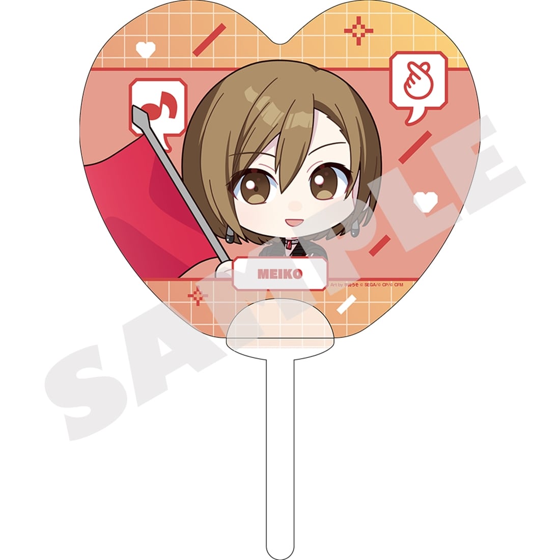 『プロジェクトセカイ 6th Anniversary 感謝祭』ミニキャラ ミニクリアうちわ05 MEIKO 05 MEIKO