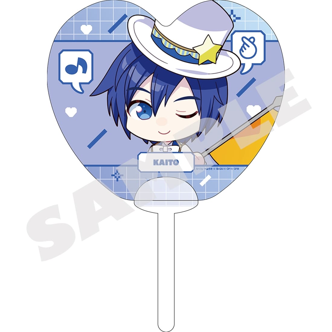 『プロジェクトセカイ 6th Anniversary 感謝祭』ミニキャラ ミニクリアうちわ06 KAITO 06 KAITO