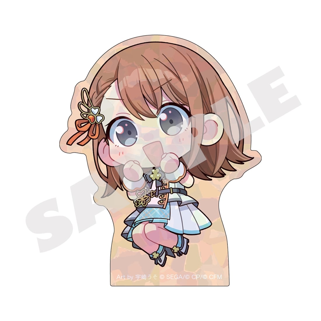 『プロジェクトセカイ 6th Anniversary 感謝祭』ミニキャラ クリアホロステッカー11 花里 みのり 11 花里 みのり