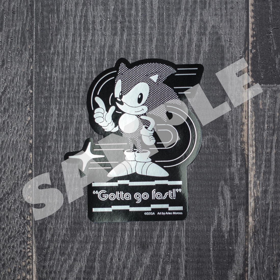『SONIC THE HEDGEHOG×MOROSS』箔押しステッカー Y2KAOS Y2KAOS