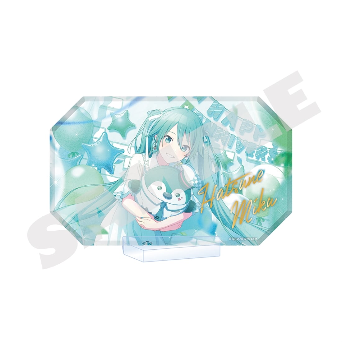 『プロセカ』Anniversary/Birthdayイラスト 2024-2025 アクリルブロックスタンド 初音ミク 初音ミク