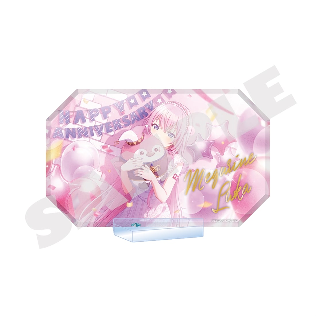 『プロセカ』Anniversary/Birthdayイラスト 2024-2025 アクリルブロックスタンド 巡音ルカ 巡音ルカ
