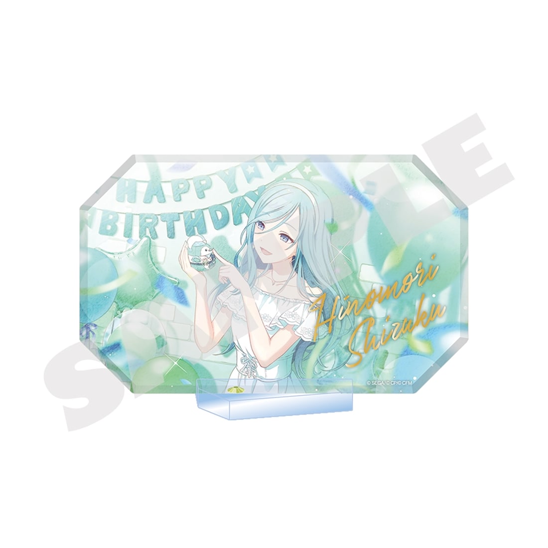 『プロセカ』Anniversary/Birthdayイラスト 2024-2025 アクリルブロックスタンド 日野森 雫 日野森 雫