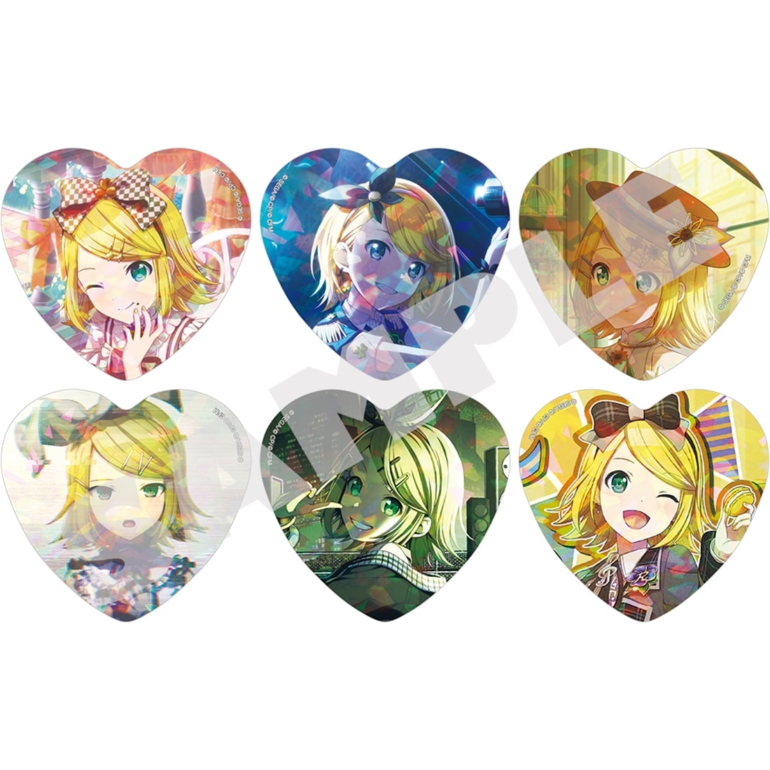 『プロジェクトセカイ カラフルステージ！ feat. 初音ミク』H/Art Collection 缶バッジ vol.2 【単品】鏡音リン（全6種） 単品 鏡音リン