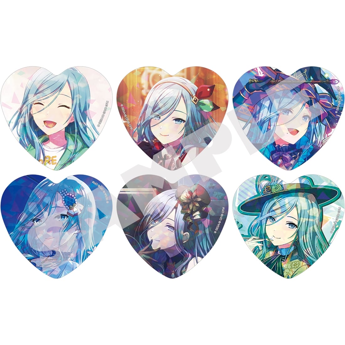 『プロジェクトセカイ カラフルステージ！ feat. 初音ミク』H/Art Collection 缶バッジ vol.2 【BOX】日野森 雫（全6種） BOX 日野森 雫