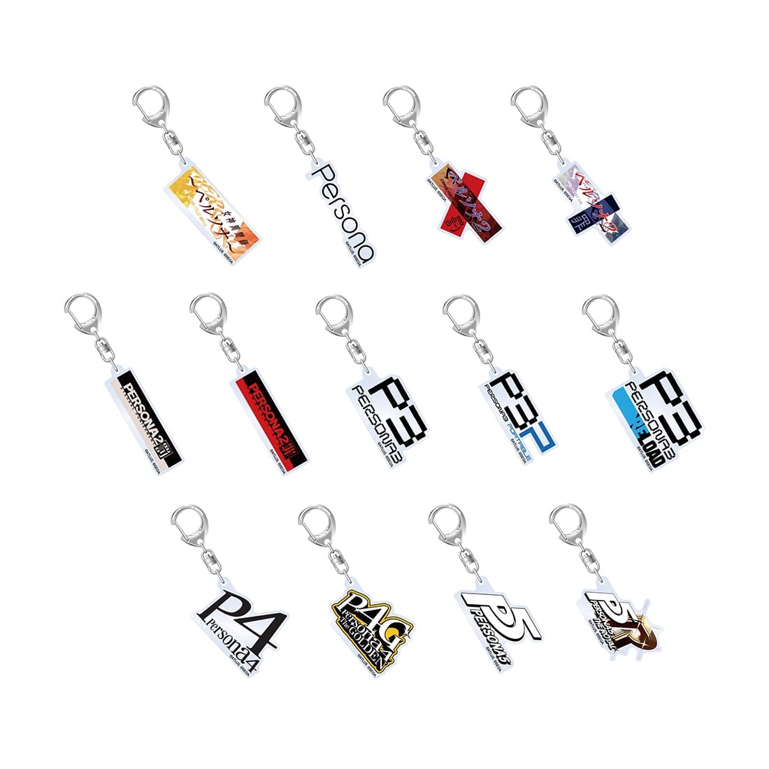 P30th タイトルロゴ アクリルキーホルダー（単品） 単品