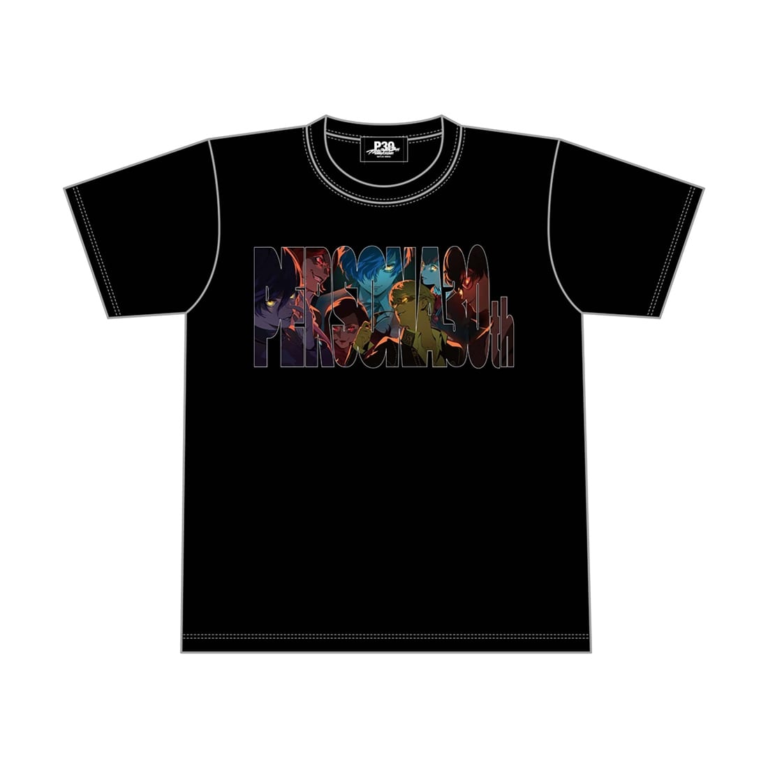 P30th 30周年記念イラストA Tシャツ シャドウVer. Lサイズ シャドウVer. Lサイズ
