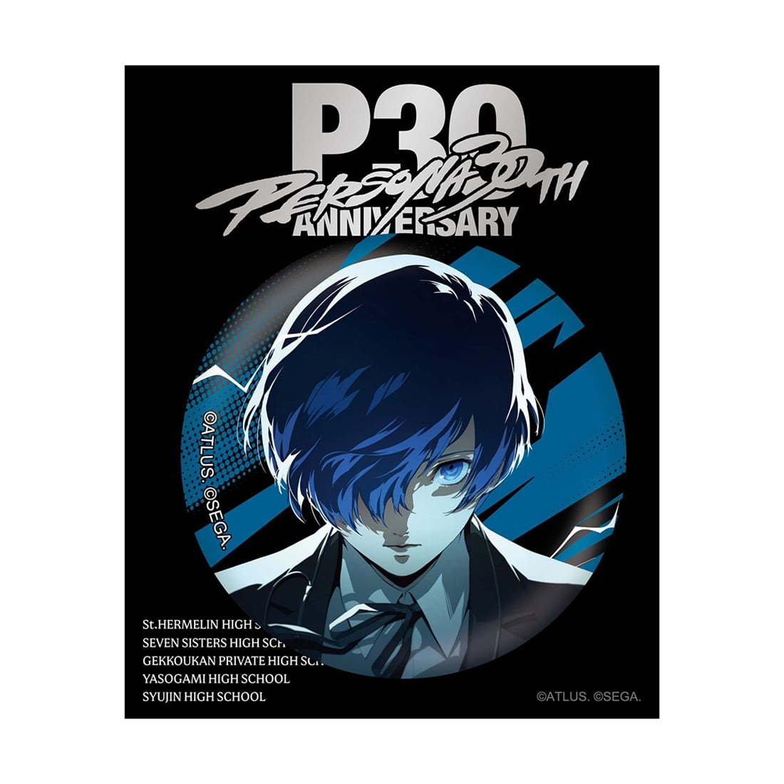P30th 30周年記念イラストA 主人公レンチキュラー缶バッジ（P3） P3