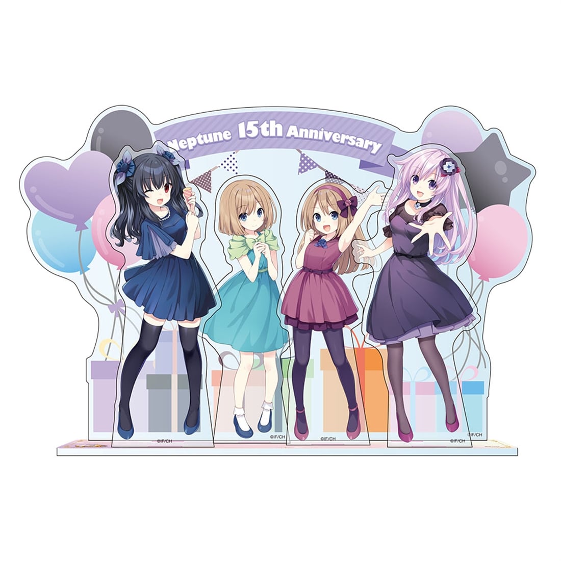 超次元ゲイム ネプテューヌ 15周年記念 描き下ろしアクリルジオラマ