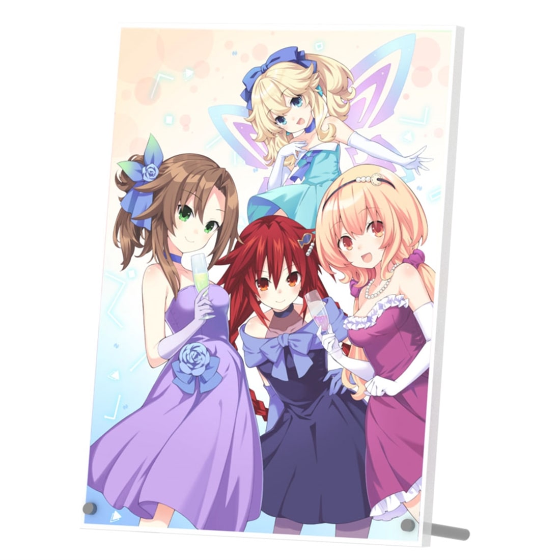 超次元ゲイム ネプテューヌ 15周年記念 描き下ろしB6アクリルパネル パーティー パーティー