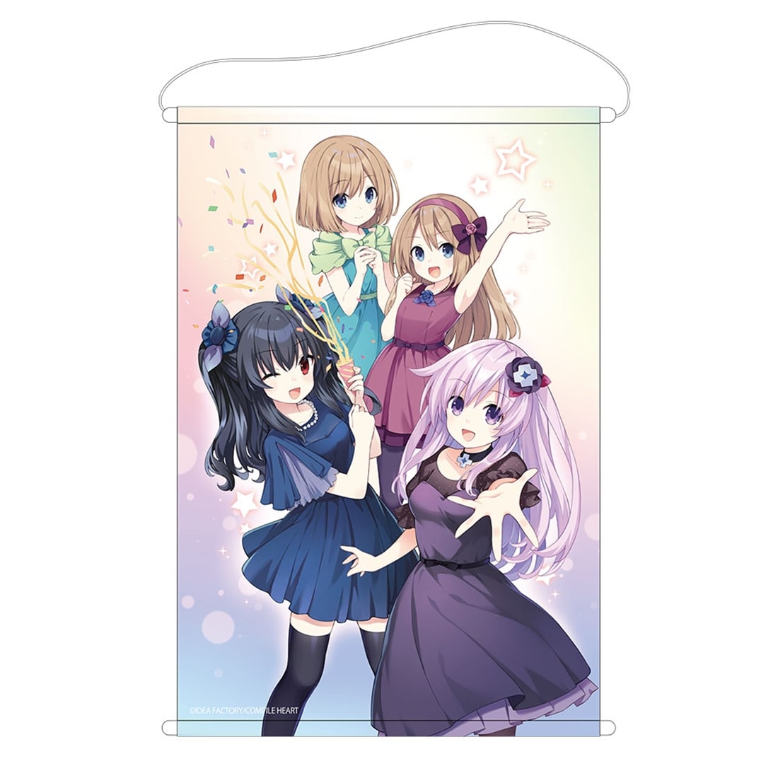 超次元ゲイム ネプテューヌ 15周年記念 描き下ろしB2タペストリー 候補生 候補生