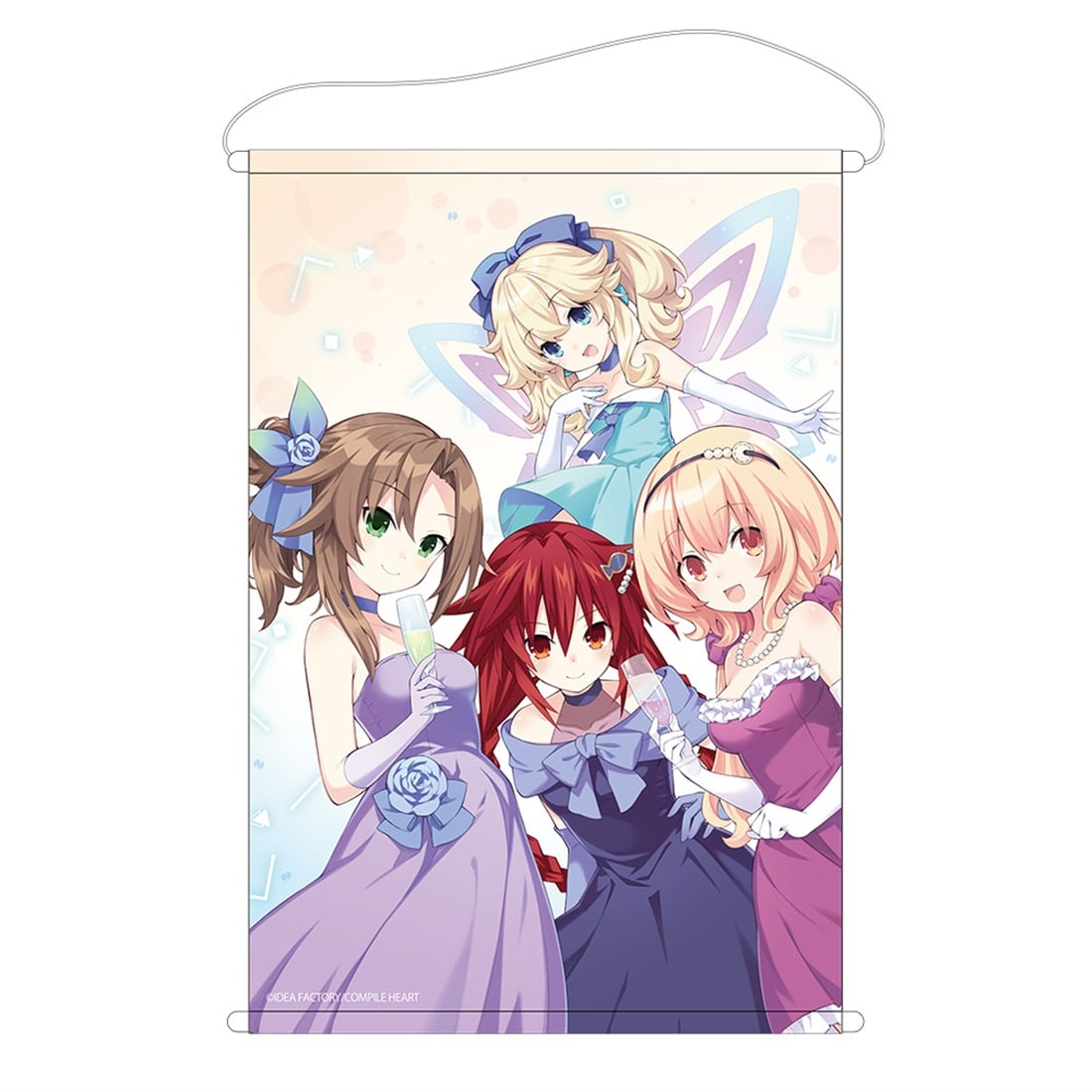 超次元ゲイム ネプテューヌ 15周年記念 描き下ろしB2タペストリー パーティー パーティー