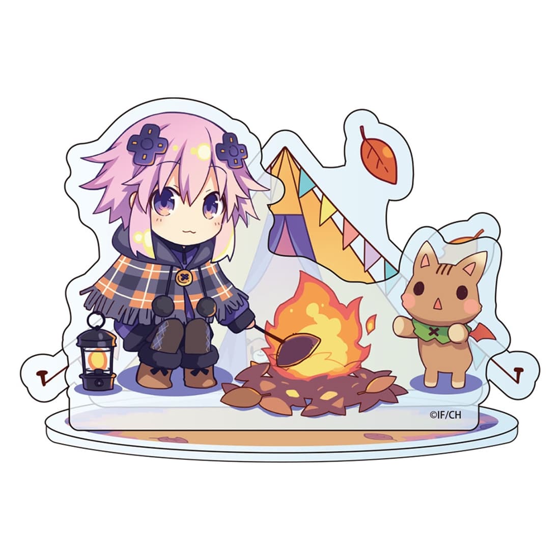 超次元ゲイム ネプテューヌ 15周年記念 落ち葉ねぷアクリルフィギュア