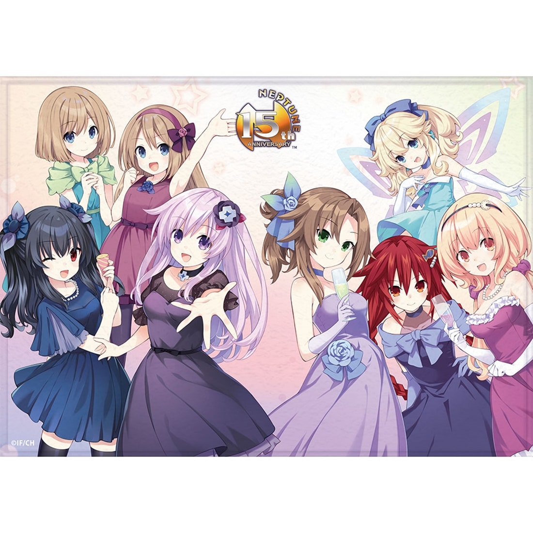 超次元ゲイム ネプテューヌ 15周年記念 描き下ろしBIGブランケット