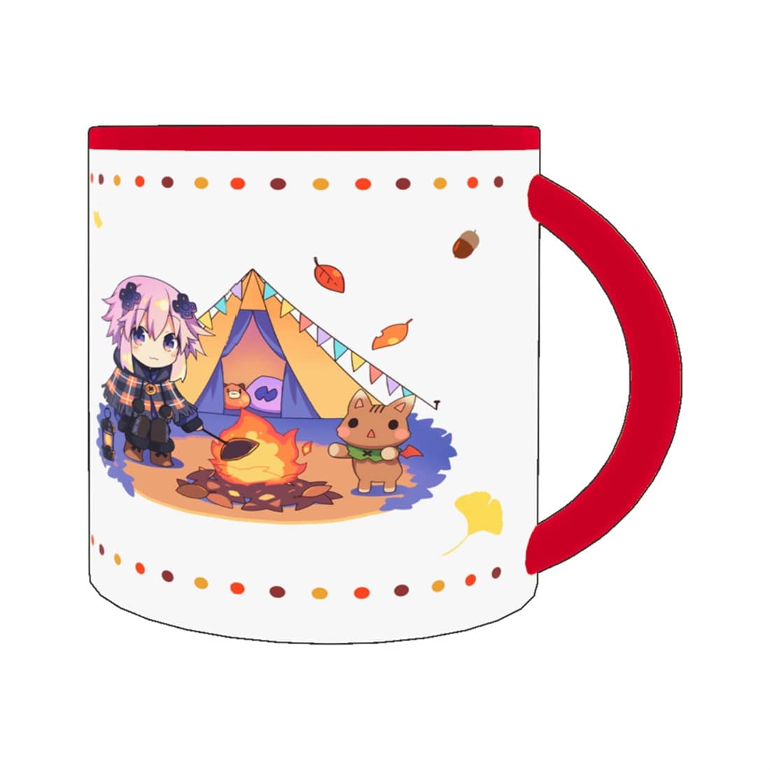 超次元ゲイム ネプテューヌ 15周年記念 落ち葉ねぷマグカップ